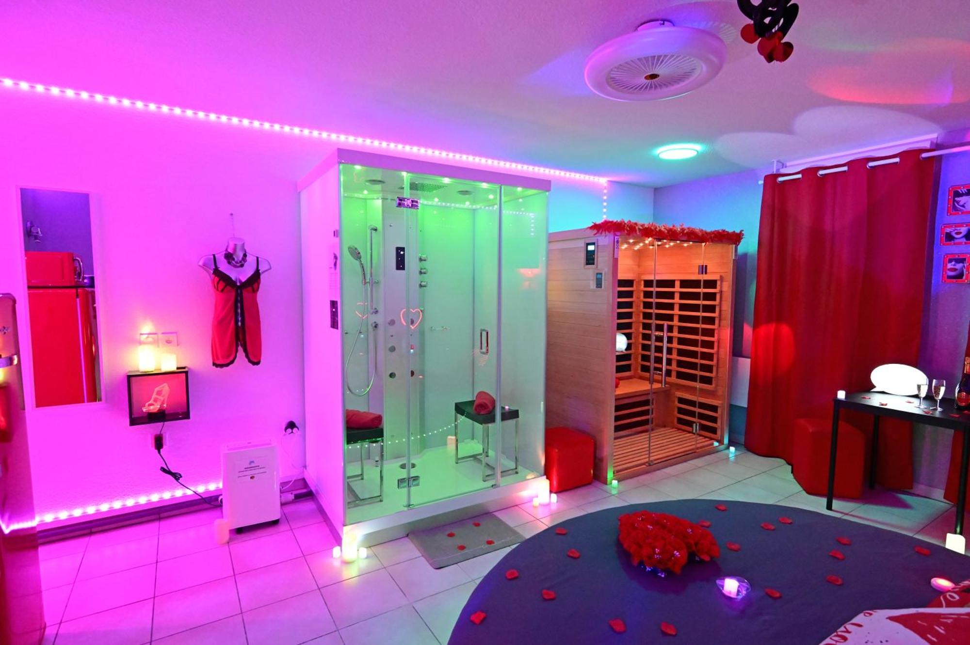Love Room A Deux Pas De L'Ocean Avec Hammam, Sauna Et Bain A 2 :-) บิสการ์รอส ภายนอก รูปภาพ